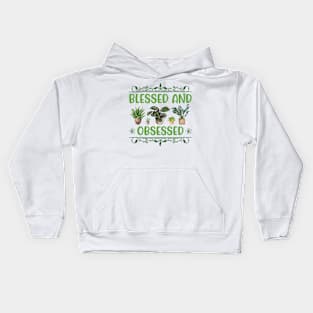 Blessed and Plant Obsessed Kids Hoodie